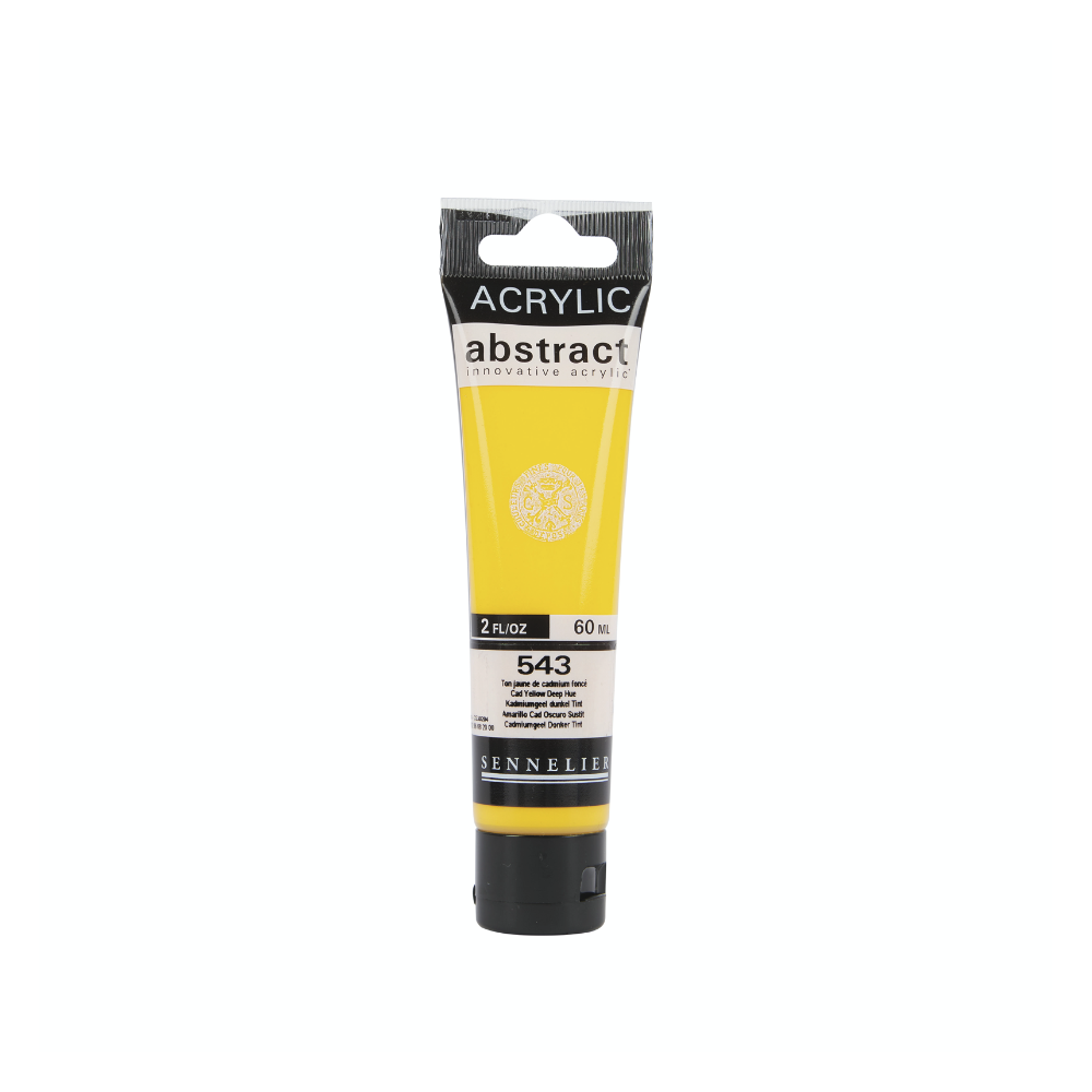 Abstract acrylic paint - Sennelier - 543 Cadmium Yellow Deep Hue 60 ml