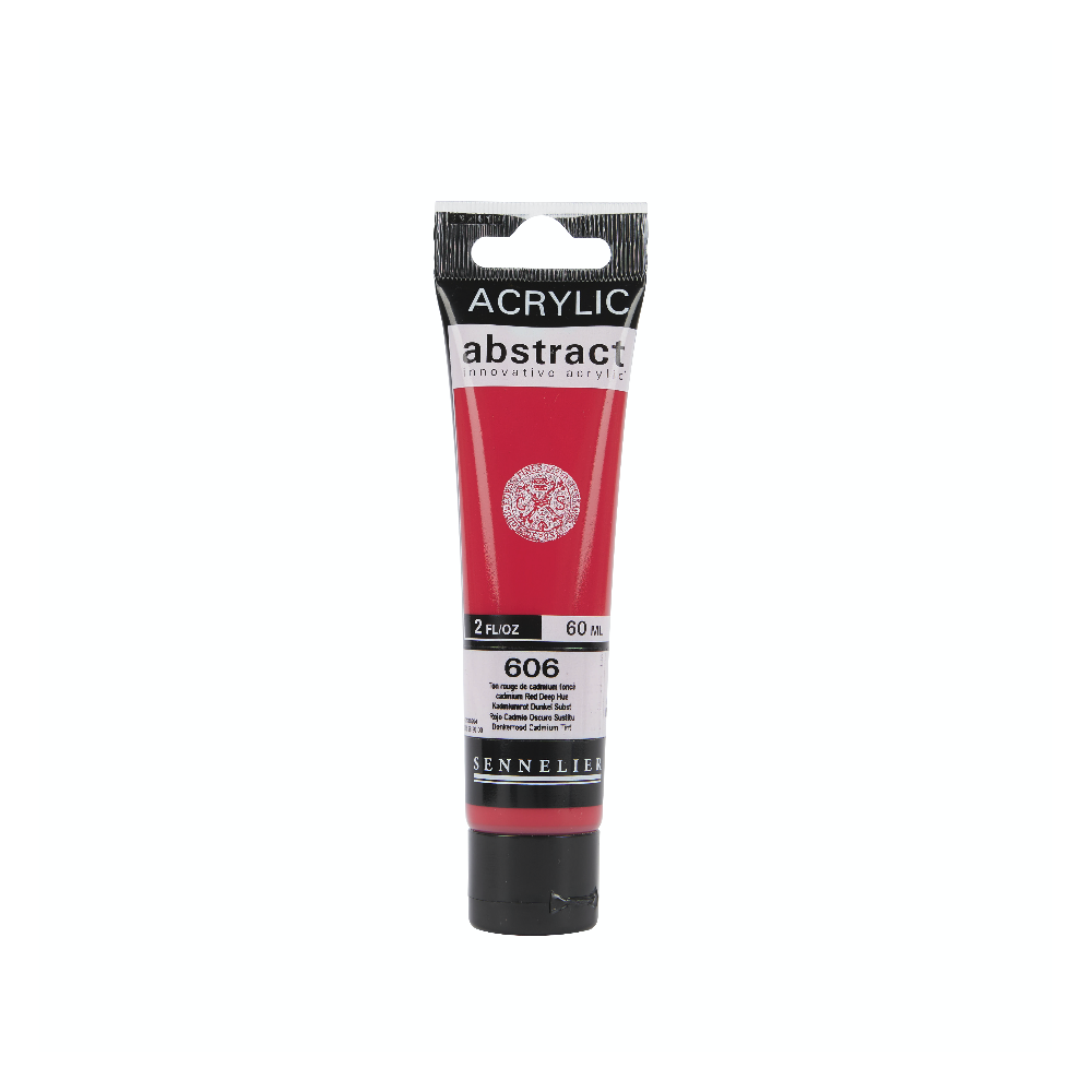 Abstract acrylic paint - Sennelier - 606 Cadmium Red Deep Hue 60 ml