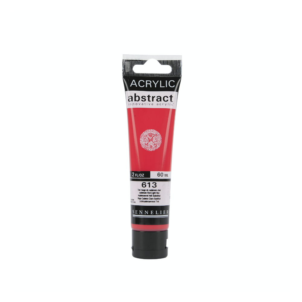 Abstract acrylic paint - Sennelier - 613 Cadmium Red Light Hue 60 ml