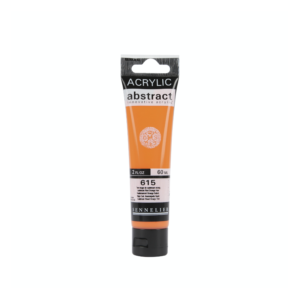 Abstract acrylic paint - Sennelier - 615 Cadmium Red Orange Hue 60 ml