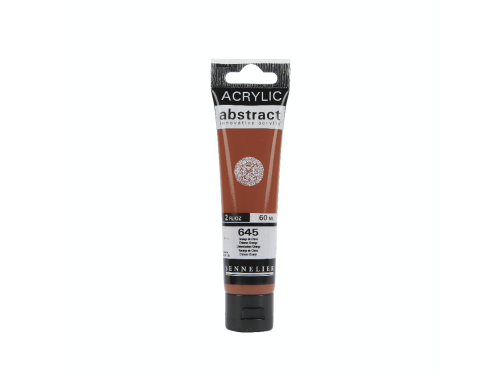 Abstract acrylic paint - Sennelier - 645 Chinese Orange 60 ml