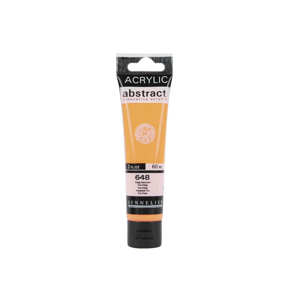 Farba akrylowa Abstract - Sennelier - 648 Fluorescent Orange 60 ml