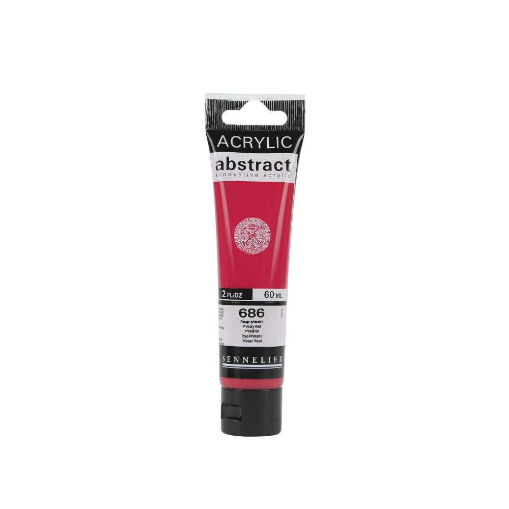Abstract acrylic paint - Sennelier - 686 Primary Red 60 ml