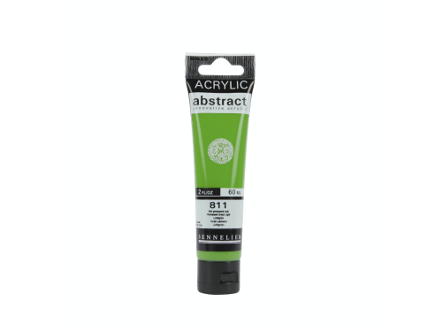 Abstract acrylic paint - Sennelier - 811 Permanent Green Light 60 ml