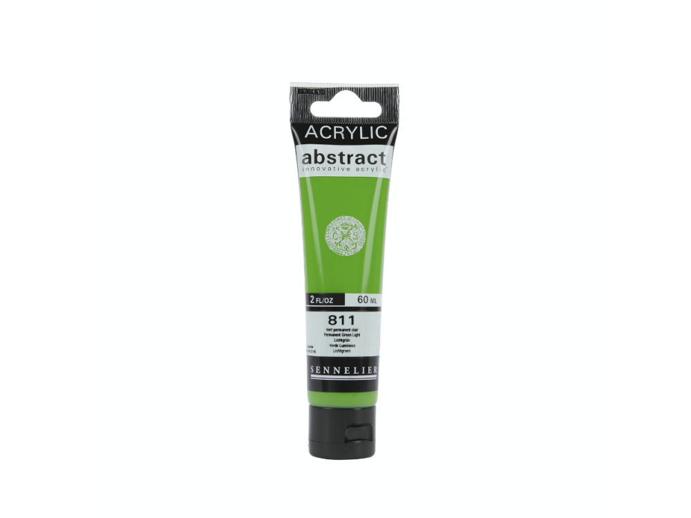Abstract acrylic paint - Sennelier - 811 Permanent Green Light 60 ml