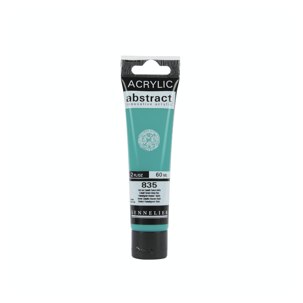 Abstract acrylic paint - Sennelier - 835 Cobalt Green Deep Hue 60 ml