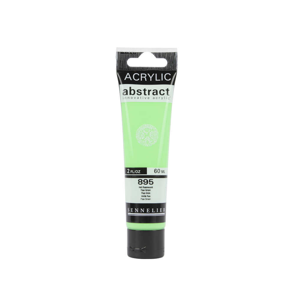 Abstract acrylic paint - Sennelier - 895 Fluorescent Green 60 ml