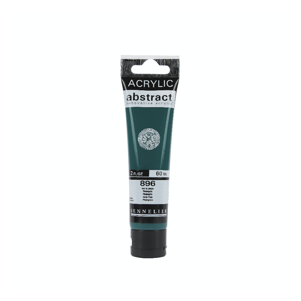 Abstract acrylic paint - Sennelier - 896 Phtalo Green 60 ml