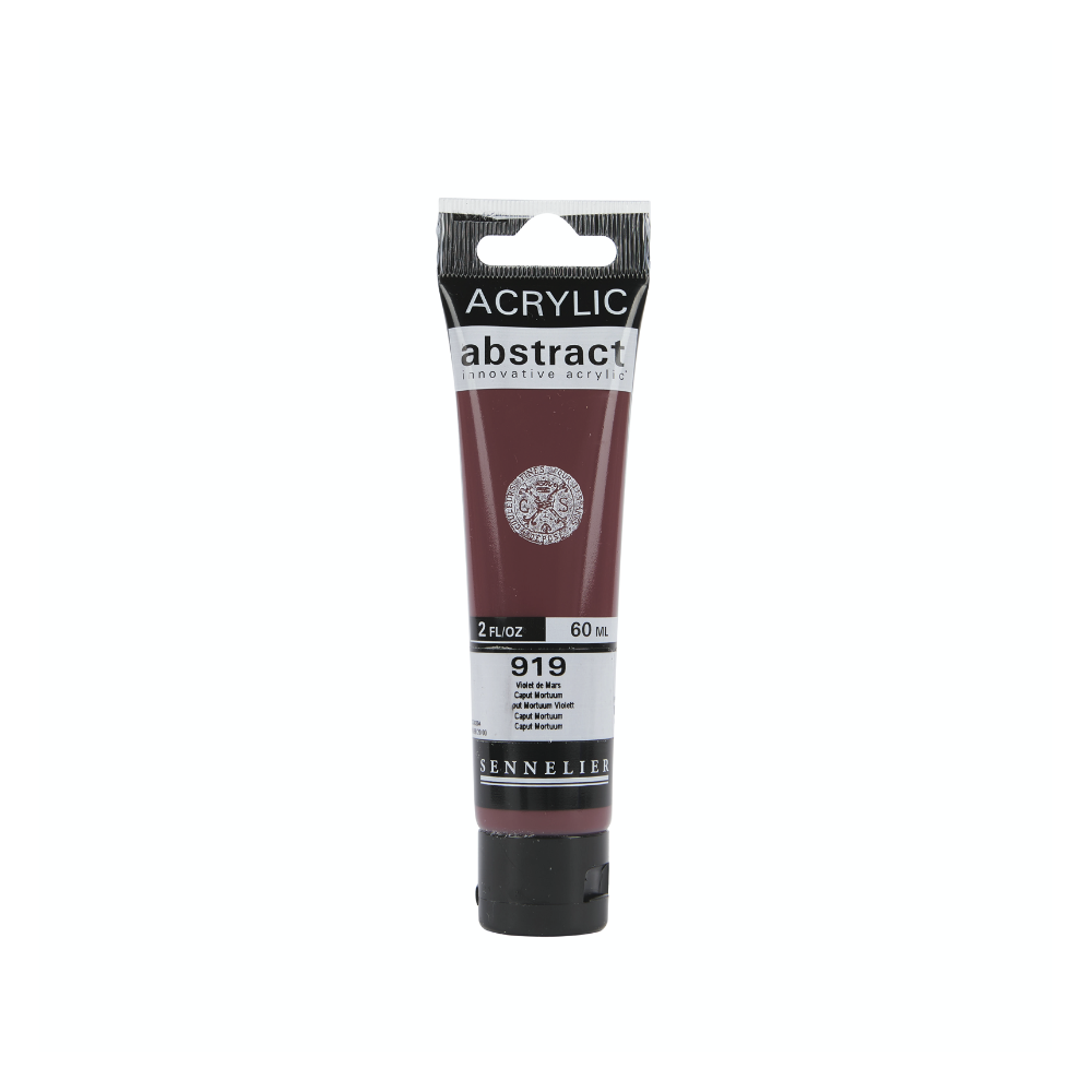 Abstract acrylic paint - Sennelier - 919 Caput Mortuum Violet 60 ml