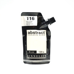 Abstract acrylic paint - Sennelier - 116 Titanium White 120 ml