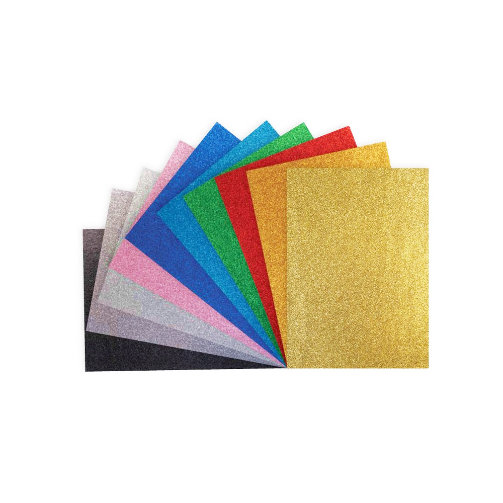 Brystol brokatowy A3 - Happy Color - kolorowy 150 g 10 ark.