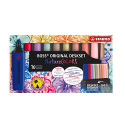 Set of Boss Original Nature Colors Wildflowers Highlighters - Stabilo -  10 pcs.