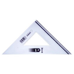 Ekierka plastikowa Pratel - MemoBe - 35 cm 45 stopni