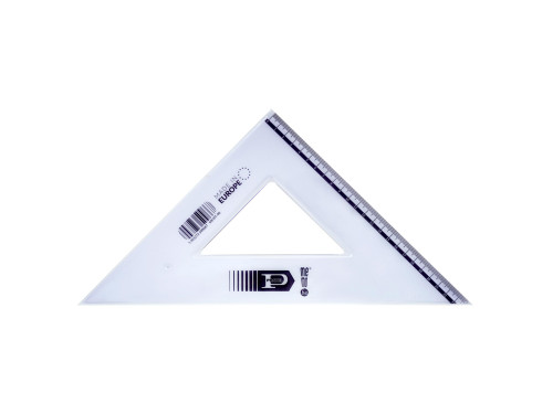 Ekierka plastikowa Pratel - MemoBe - 35 cm 45 stopni