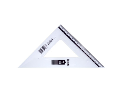 Ekierka plastikowa Pratel - MemoBe - 25 cm 45 stopni