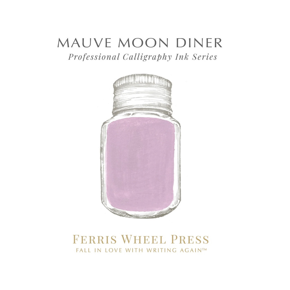 Waterproof ink - Ferris Wheel Press - Mauve Moon Diner 28 ml