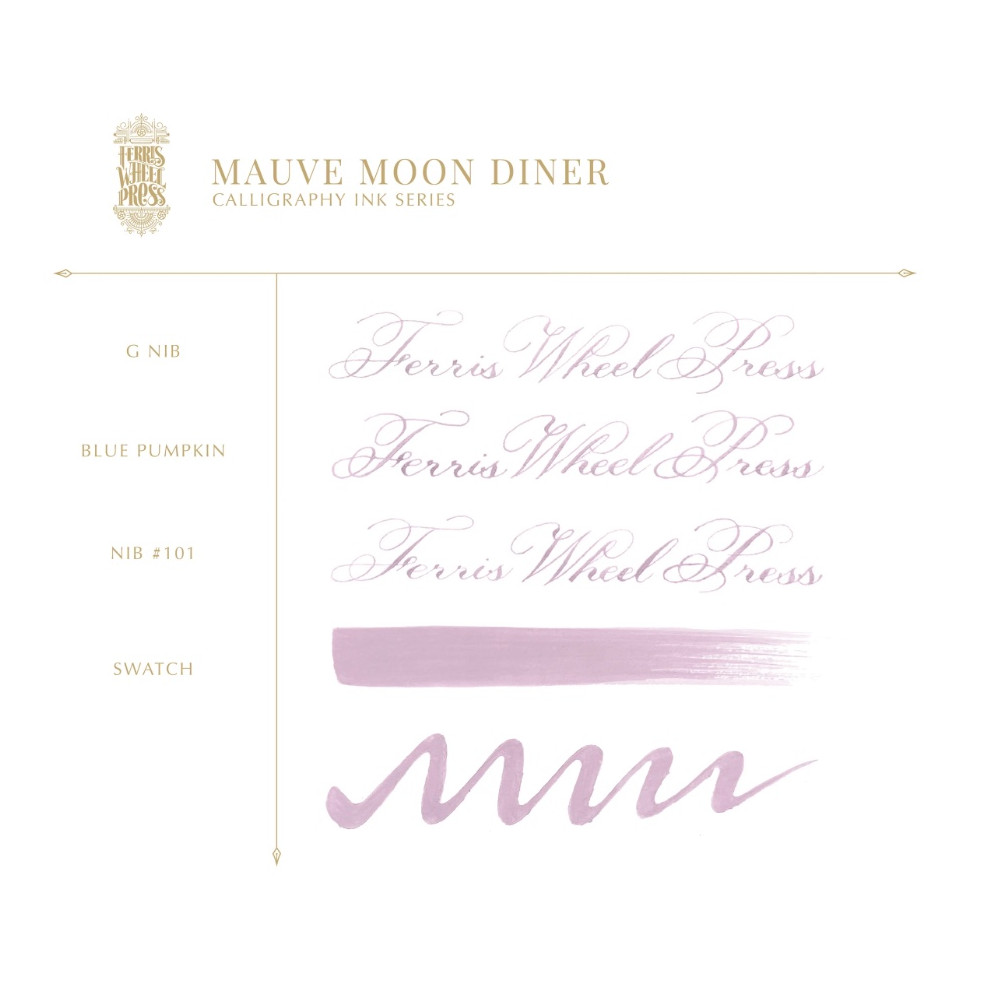 Tusz wodoodporny - Ferris Wheel Press - Mauve Moon Diner 28 ml