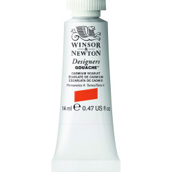 Farba gwasz Designers Gouache - Winsor & Newton - Cadmium Scarlet 14 ml