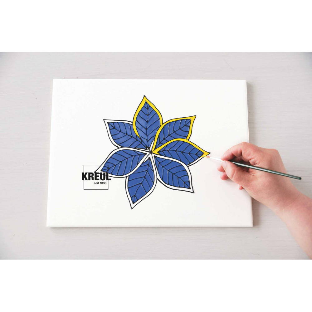 Paper for transferring on glass porcelain metal A4 - Kreul - graphite A4 10 sheets