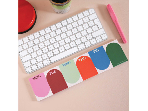 Planner tygodniowy biurkowy Work Hard Play Nice 7,5 x 30 cm - Good Tuesday