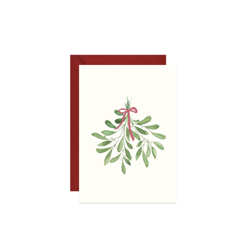 Kartka okolicznościowa - Paperwords - Jemioła A6