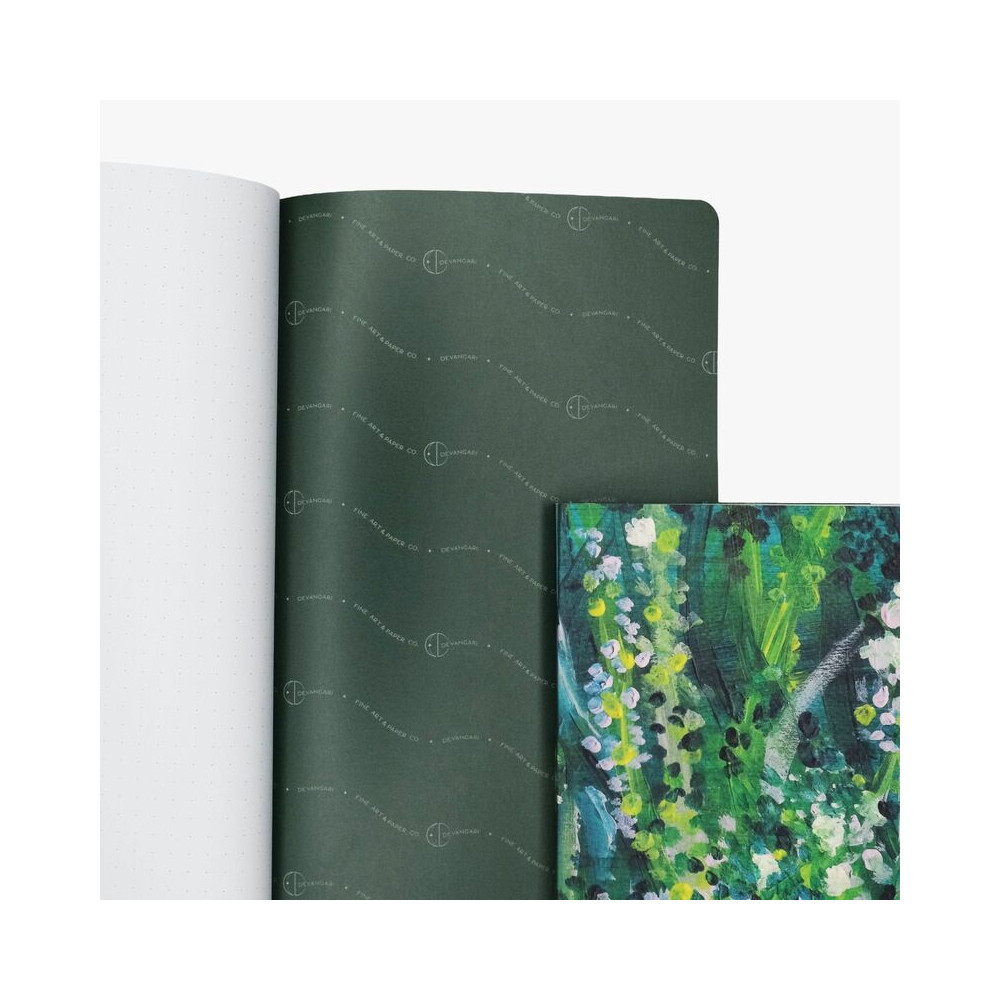 Notes w kropki otabind Garden A5 - Devangari - 120 g/m2