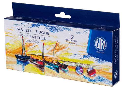 Set of soft pastels - Astra - 12 pcs.