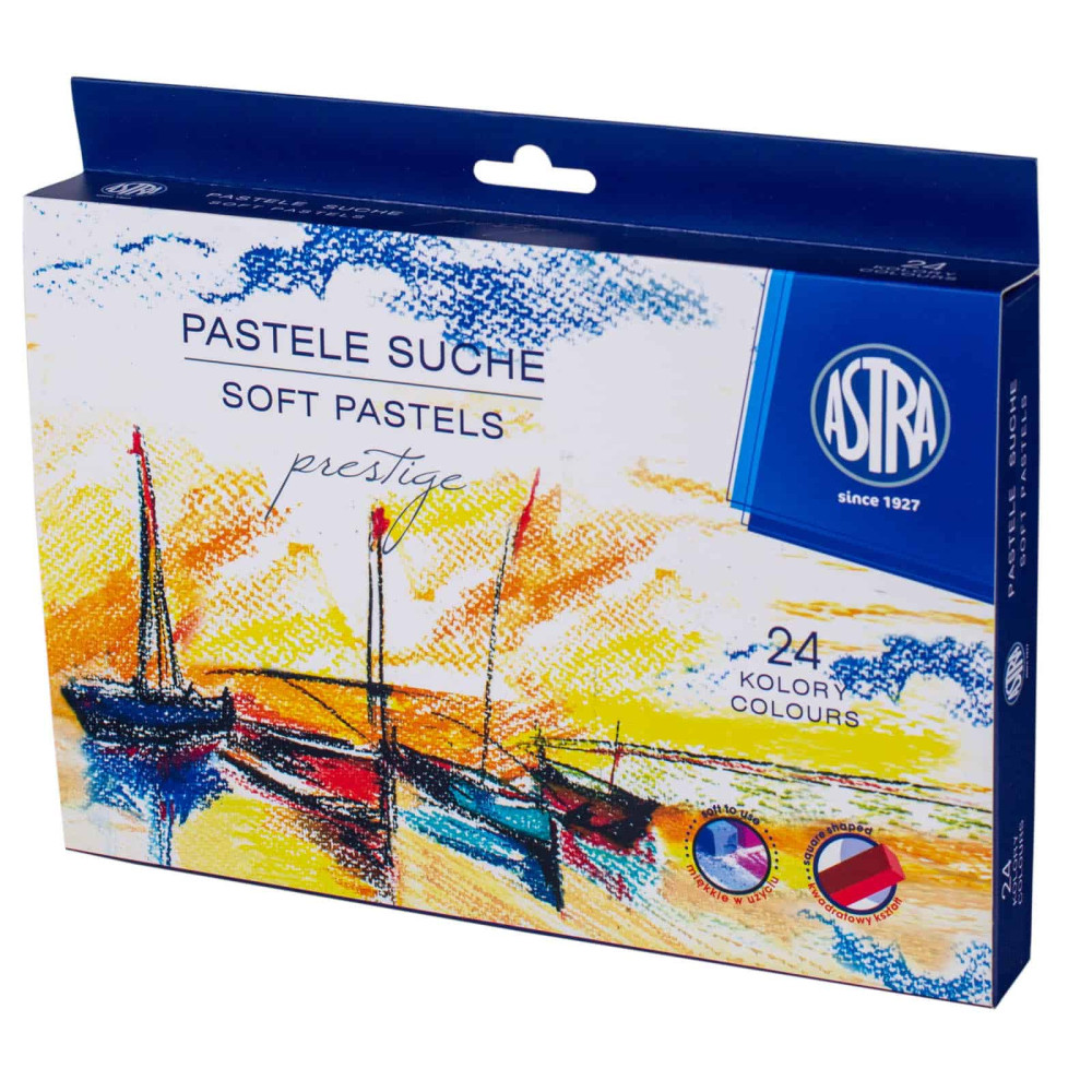 Set of soft pastels - Astra - 24 pcs.