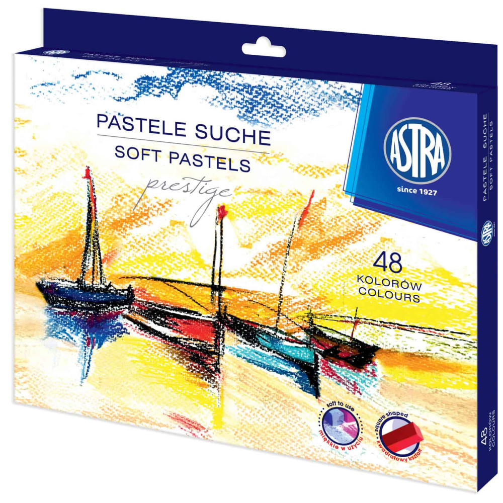 Set of soft pastels - Astra - 48 pcs.