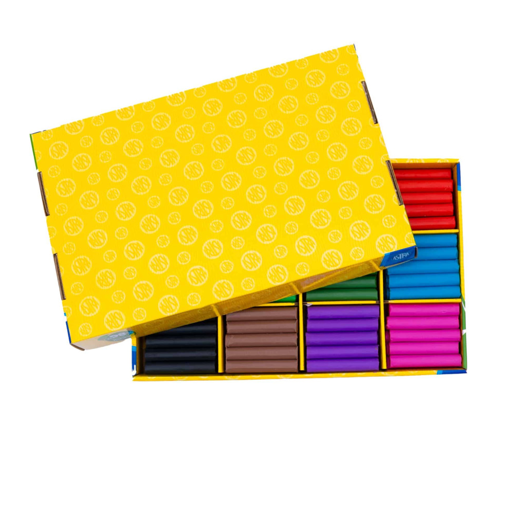 School plasticine - Astra - 12 colors 180 pcs
