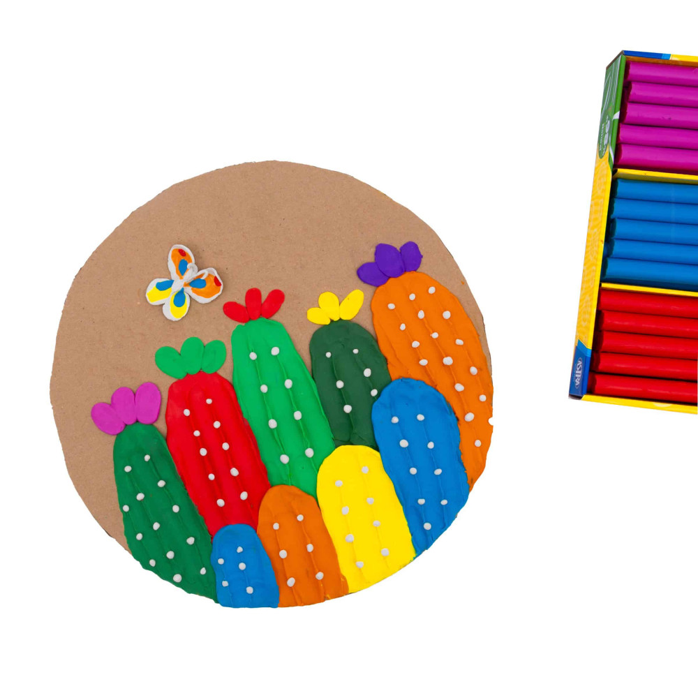 School plasticine - Astra - 12 colors 180 pcs.