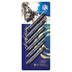 Natural drawing charcoal Artea - Astra - 6 pcs.
