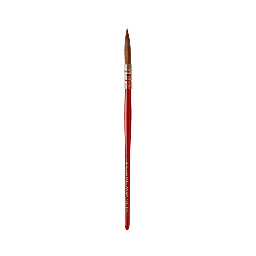 Round synthetic brush Colineo Red 412 series - Da Vinci - no. 1