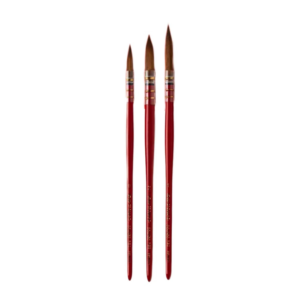 Set of round synthetic brush Colineo Red - Da Vinci - 3 pcs.