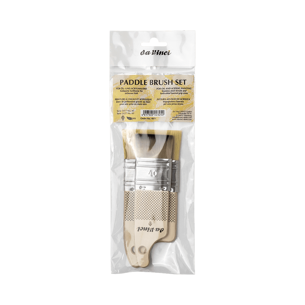Set of Paddle synthetic brushes - Da Vinci - 2 pcs.