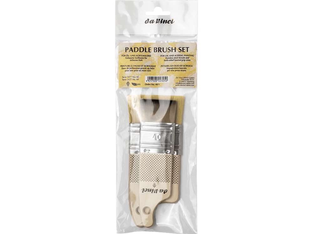 Set of Paddle synthetic brushes - Da Vinci - 2 pcs.
