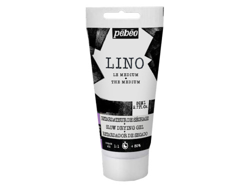 Medium żelowe opóźniające do linorytu Lino - Pébéo - 80 ml