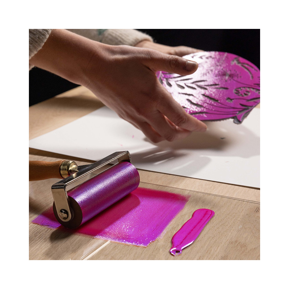 Block Printing Ink - Pébéo - Duochrome Pink Blue 80 ml