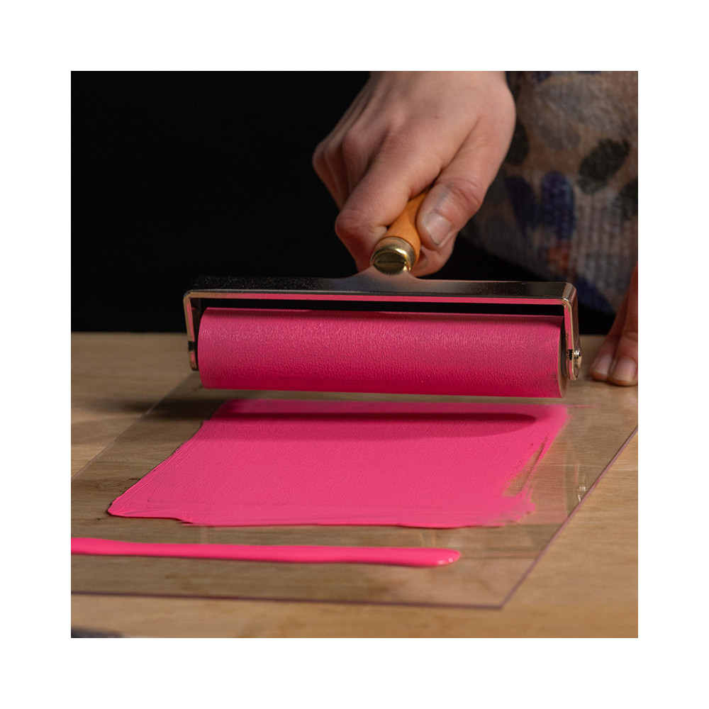 Block Printing Ink - Pébéo - Fluorescent Pink 80 ml