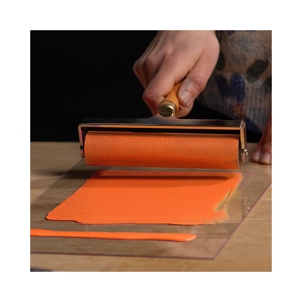 Farba tusz do linorytu Lino - Pébéo - Fluorescent Orange 80 ml