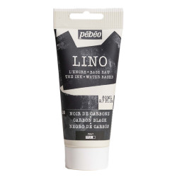 Farba tusz do linorytu Lino - Pébéo - Carbone Black 80 ml