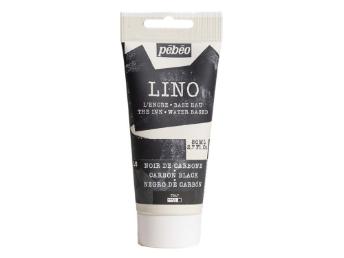 Block Printing Ink - Pébéo - Carbone Black 80 ml