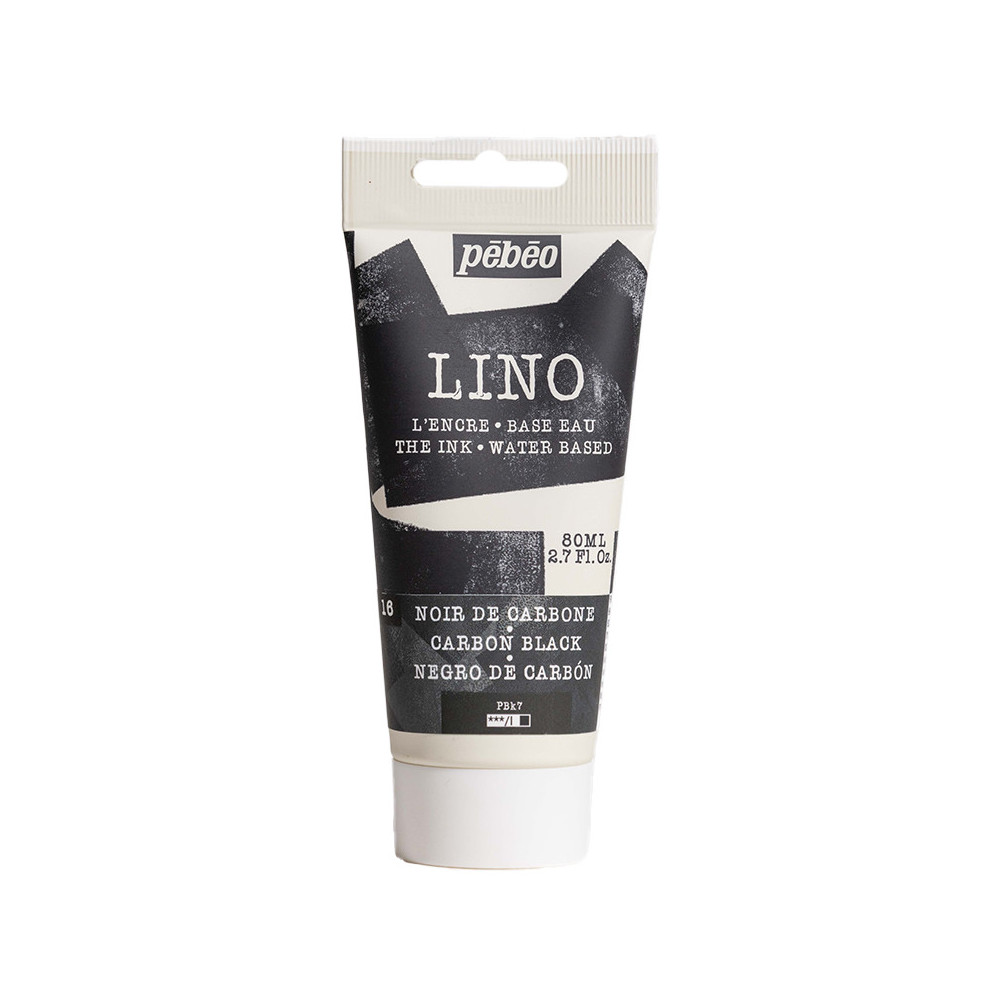 Block Printing Ink - Pébéo - Carbone Black 80 ml