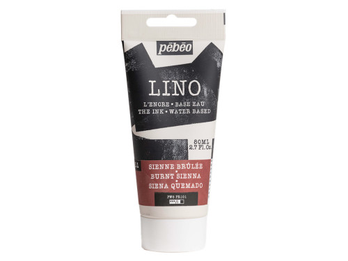 Block Printing Ink - Pébéo - Burnt Sienna 80 ml