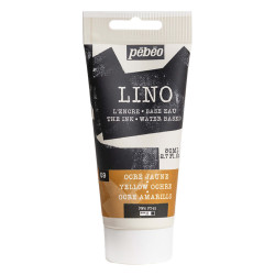 Block Printing Ink - Pébéo - Yellow Ochre 80 ml