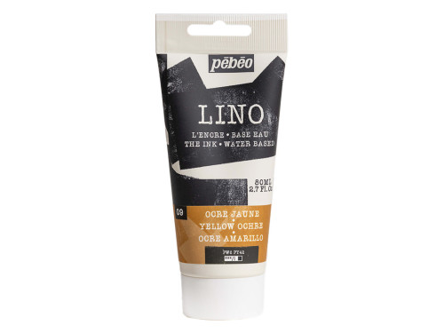 Block Printing Ink - Pébéo - Yellow Ochre 80 ml