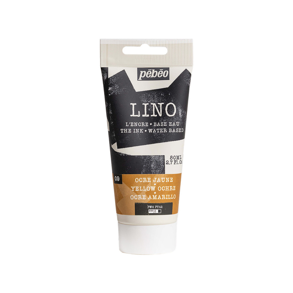 Farba tusz do linorytu Lino - Pébéo - Yellow Ochre 80 ml