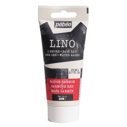 Farba tusz do linorytu Lino - Pébéo - Carmine Red 80 ml