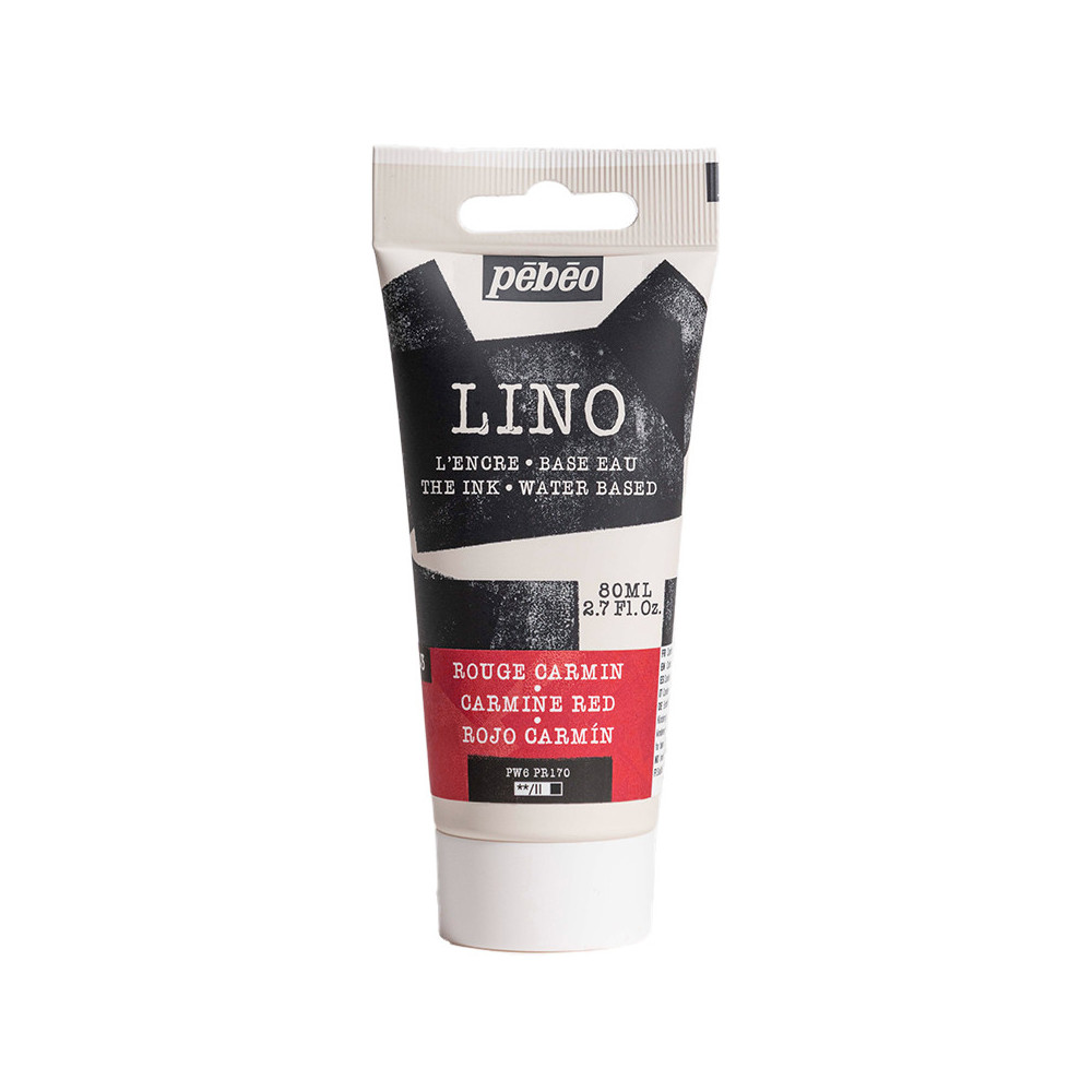Block Printing Ink - Pébéo - Carmine Red 80 ml