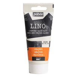 Block Printing Ink - Pébéo - Orange 80 ml